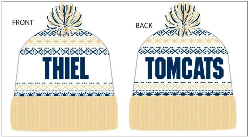 Snowflake Knit In Pom Youth