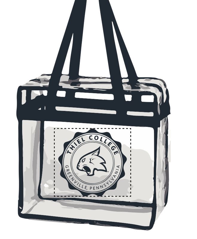 Navy Clear Tote