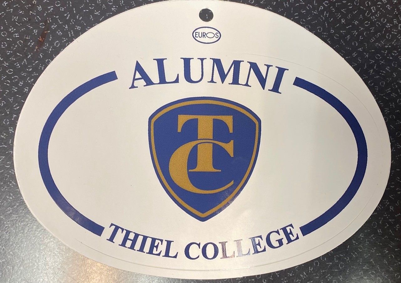 Sticker Cling Alumni White
