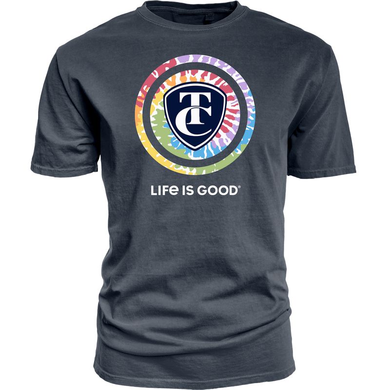 Tie Dye Fashion Circle SS Tee Life is Good
