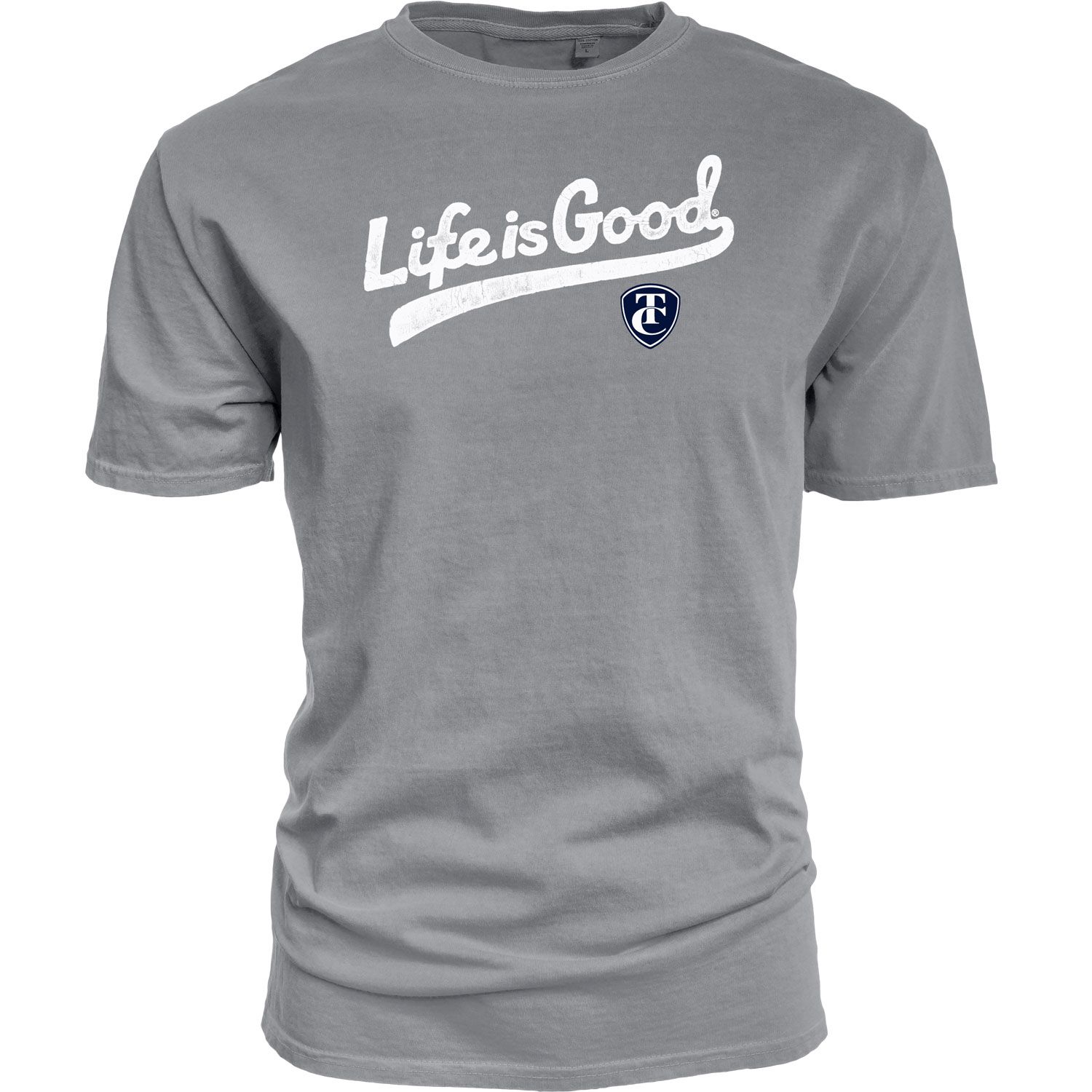 Swoosh SS Tee Life is Good, Color: Charcoal grey, Size: S