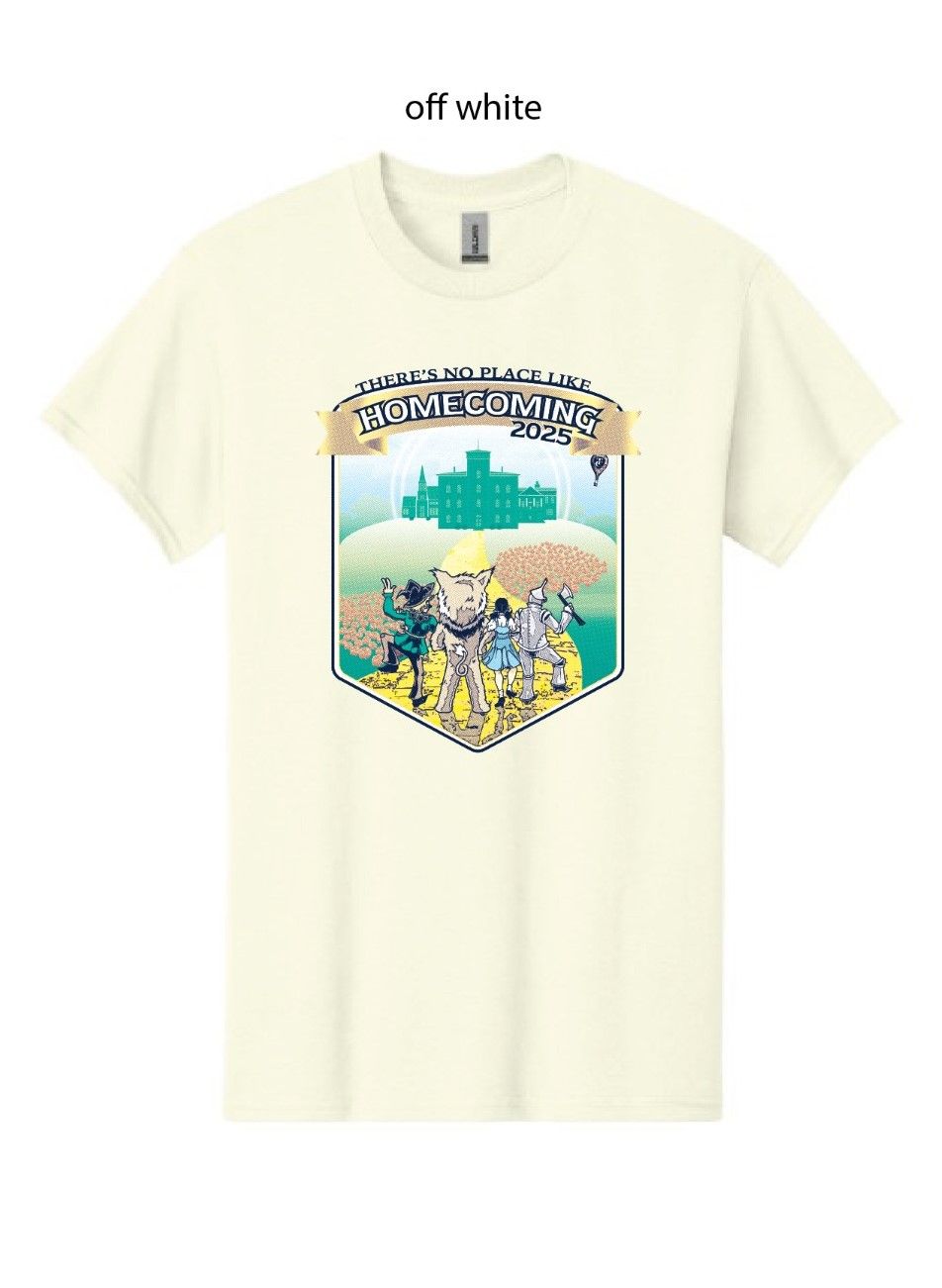 2025 Homecoming SS Tee shirt &quot;Wizard of Oz&quot;, Color: Off White, Size: M