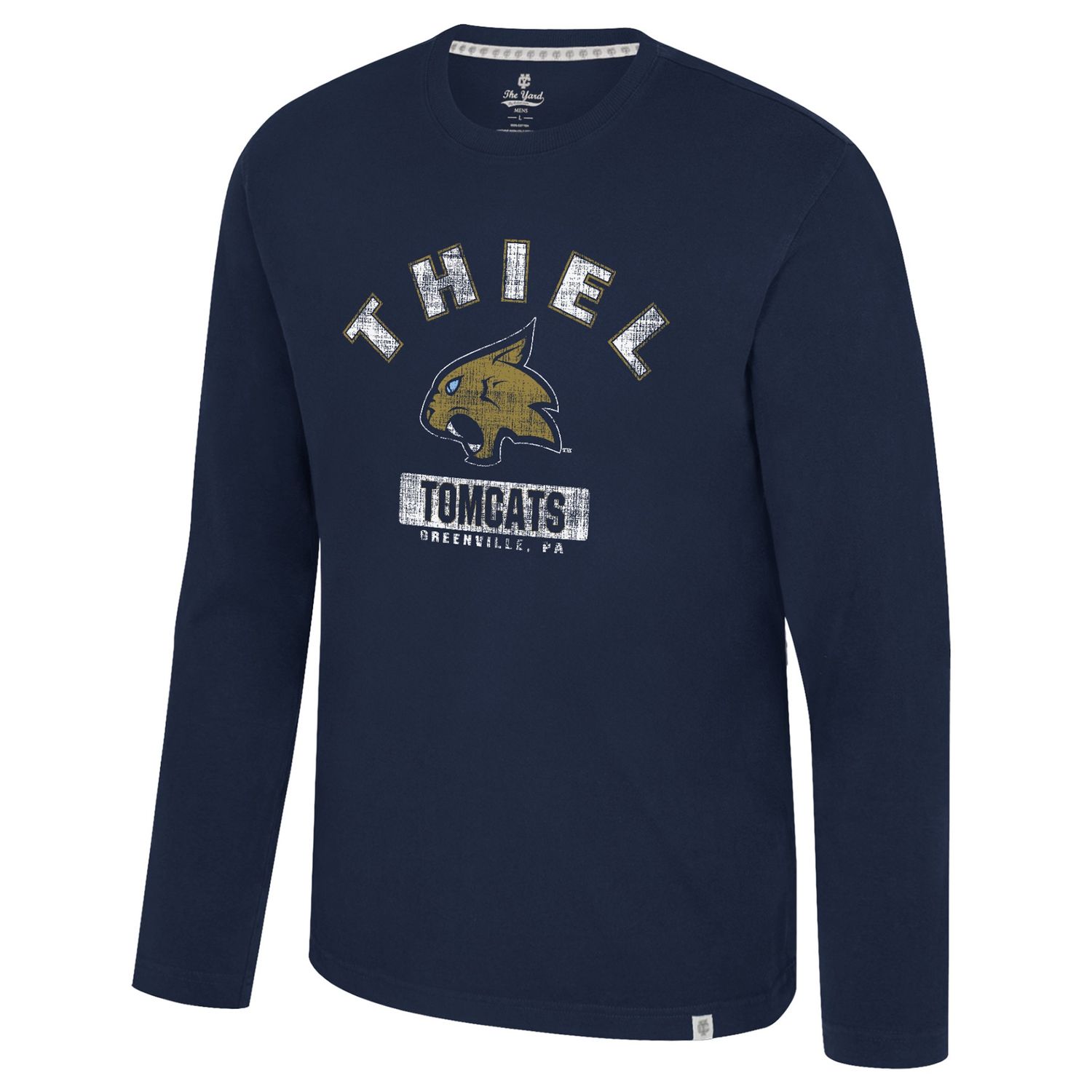 Simoleans Washed LS Tee, Color: Navy, Size: S