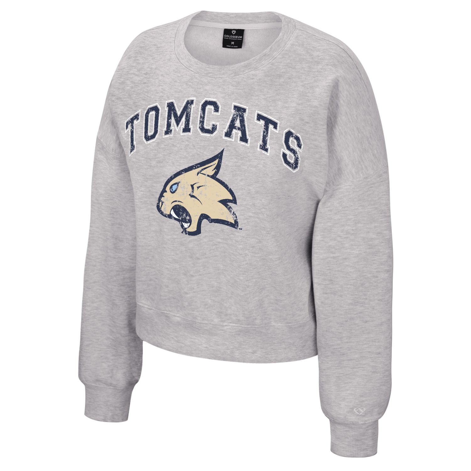 Gameday Fleece Crew COFC31440LHG, Color: Lt. Heather Grey, Size: S