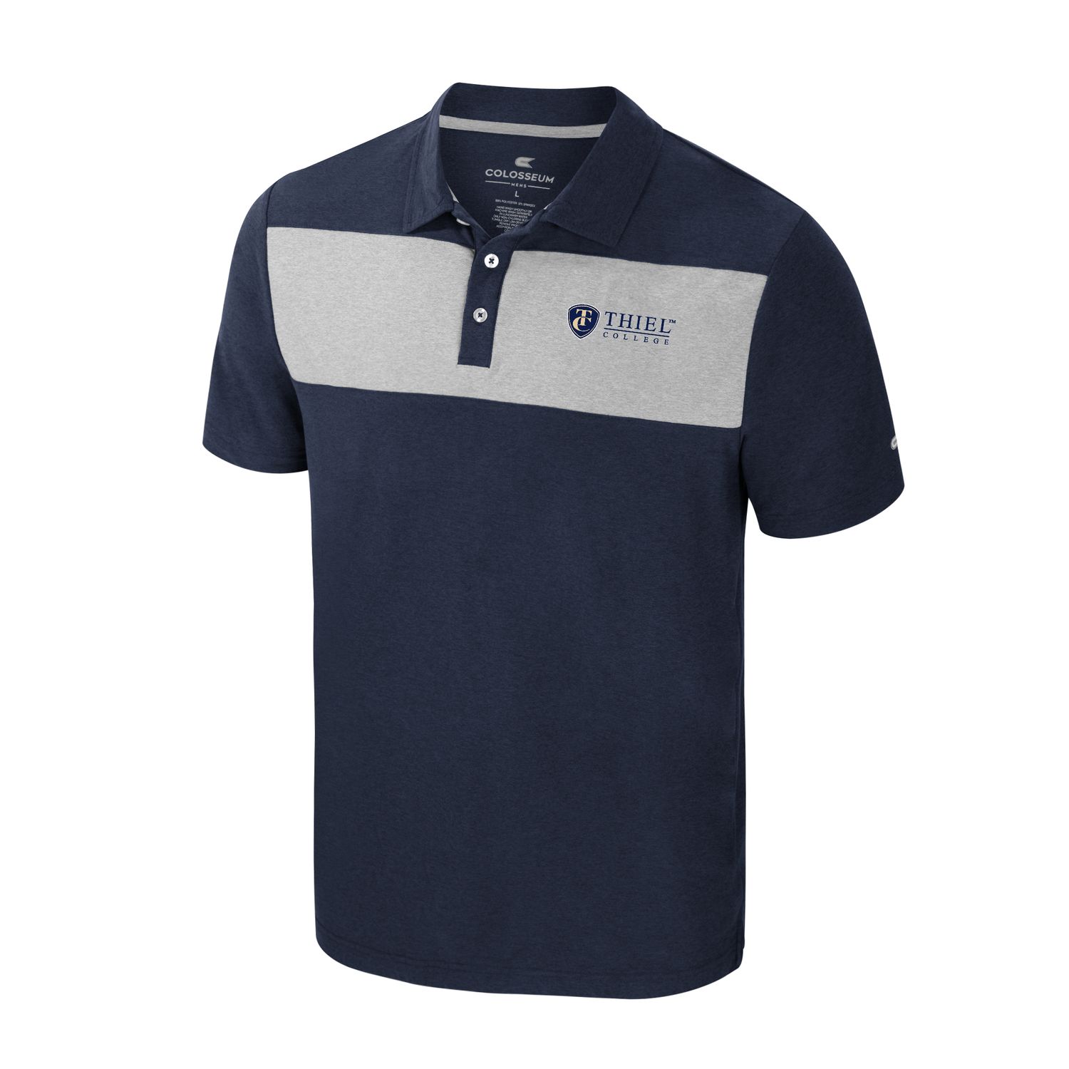 COPS12058 Cicero Polo, Color: Grey/Navy, Size: S