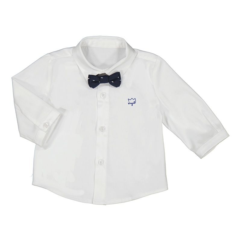 Chemise Mayoral H2165, Couleur: Blanc, Grandeur: 0-1 mois