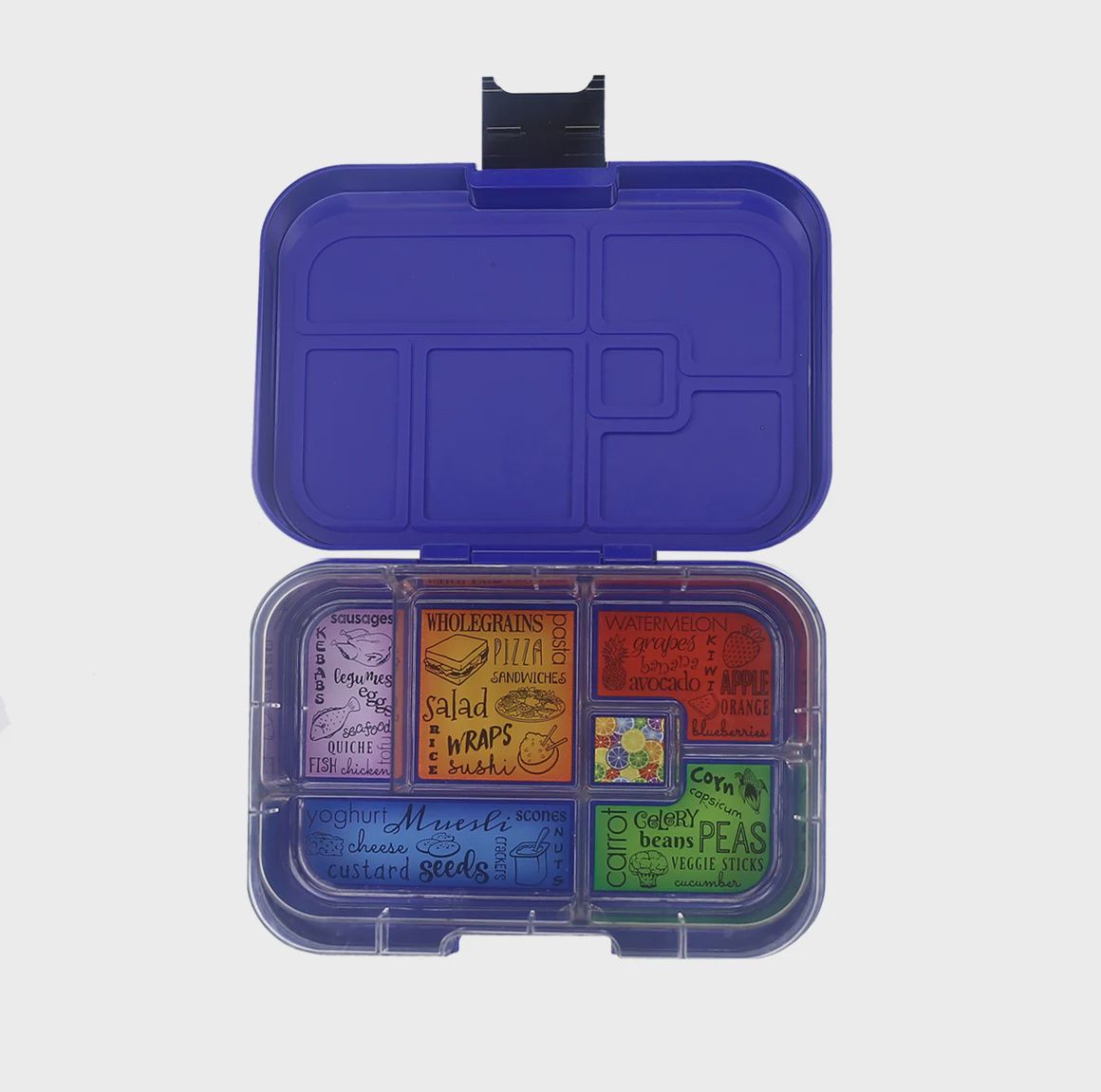 Plat à compartiment maxi 6, Couleur: Bleu