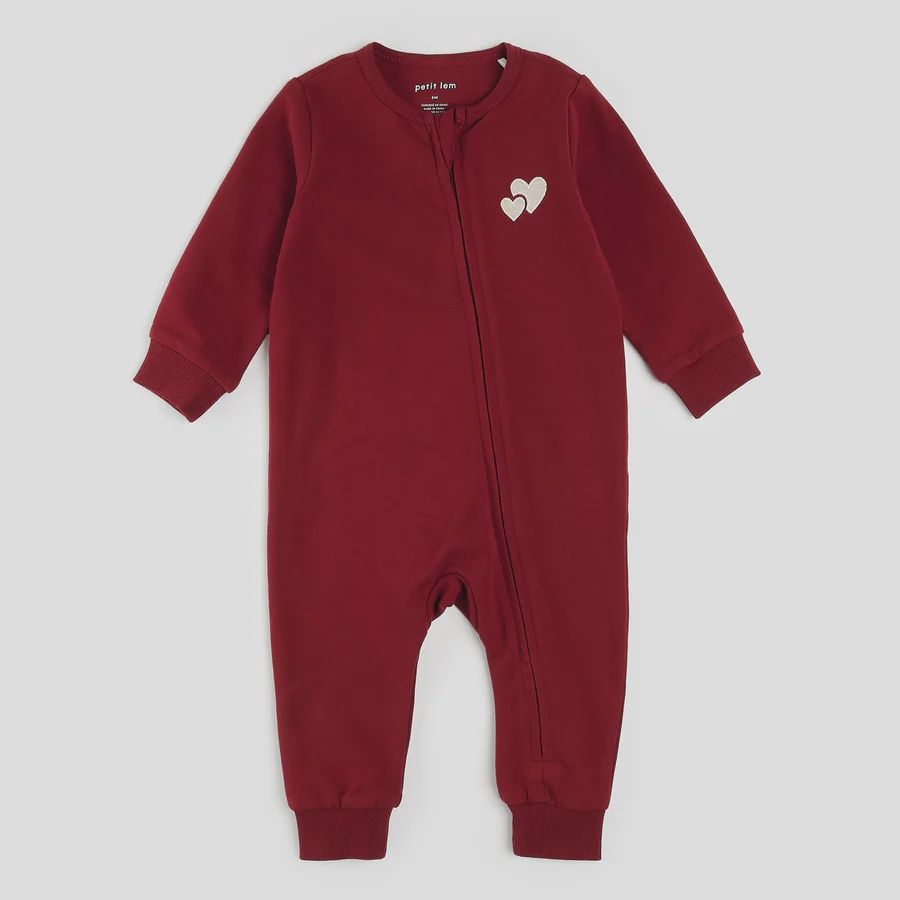 Combinaison Saint-Valentin rouge