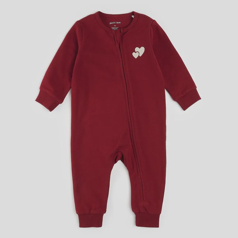 Combinaison Saint-Valentin rouge