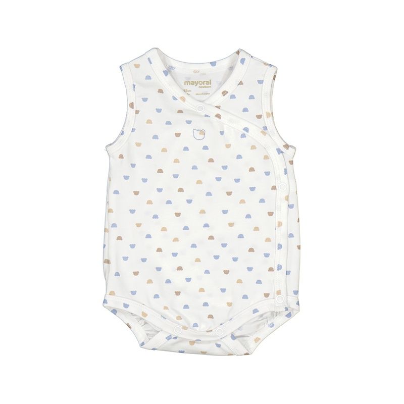 Cache couche blanc avec oursons