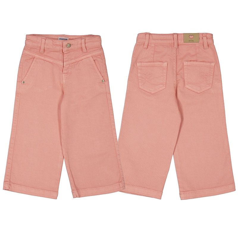 Pantalon évasé saumon 3555