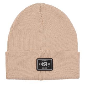Tuque en tricot, Couleur: Beige, Grandeur: 7/14 ans