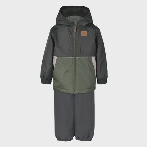 Habit 1 pce mi-saison gris et vert, Grandeur: 2 ans