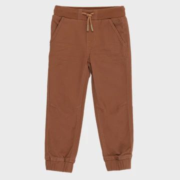 Pantalon brun à cordon s2505-02-2