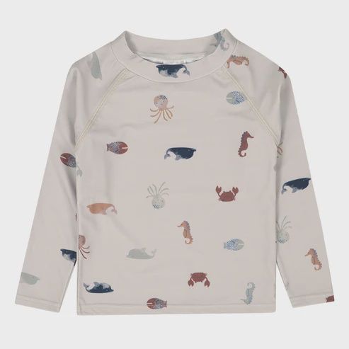 maillot de bain animaux marins, manches longues avec couche UV, Grandeur: 6-12 mois