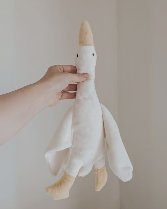 Peluche d&#39;Oie, Couleur: Blanche