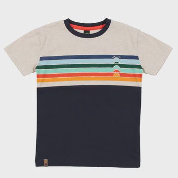 T-shirt beige et marine game on