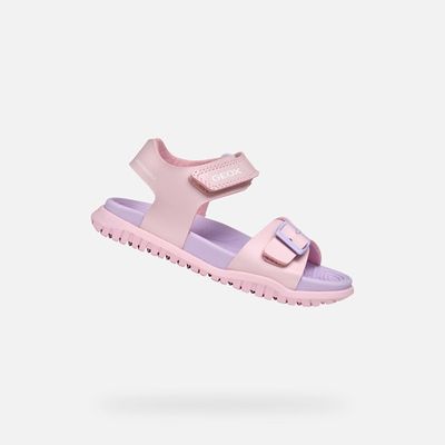 Sandale ouverte fusbetto rose