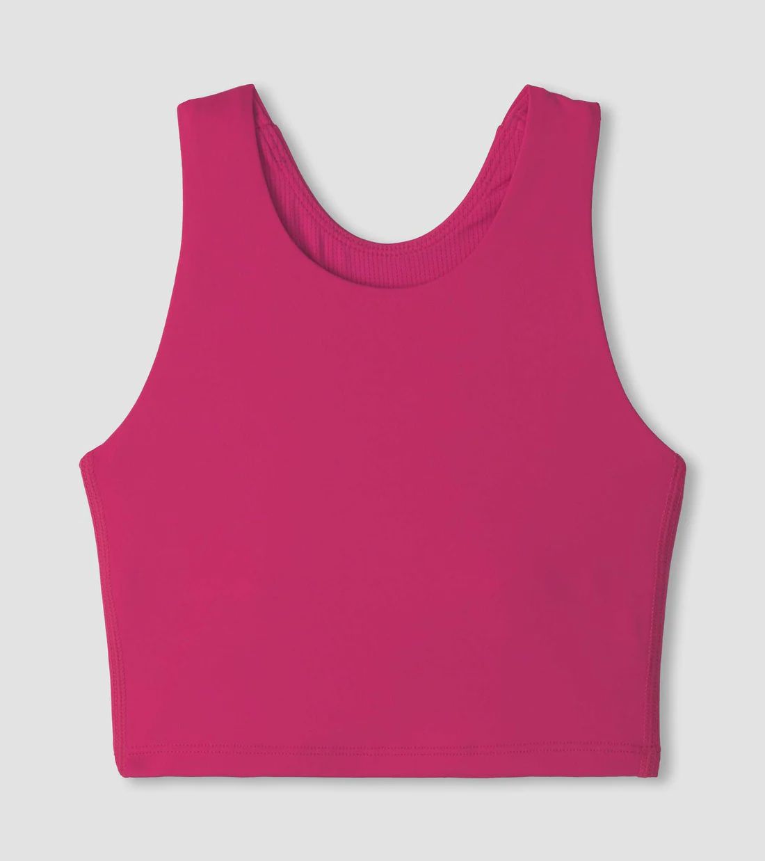 Camisole courte/top sport rose