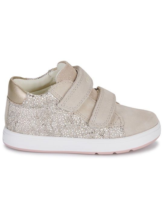 Chaussure bébé fille beige argenté biglia
