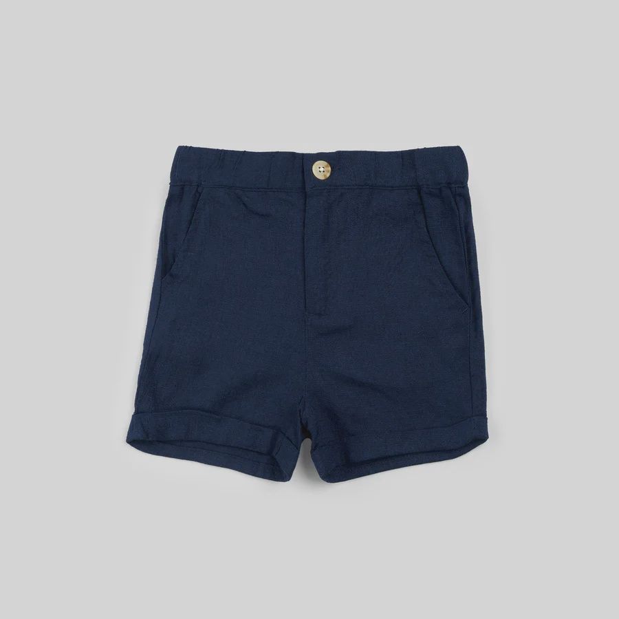 short bleu marine, Grandeur: 2 ans