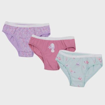 Paquet 3 culottes pélican/fleurs