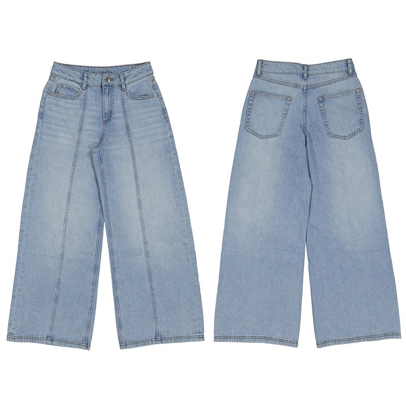 Jeans évasé taille haute 6538