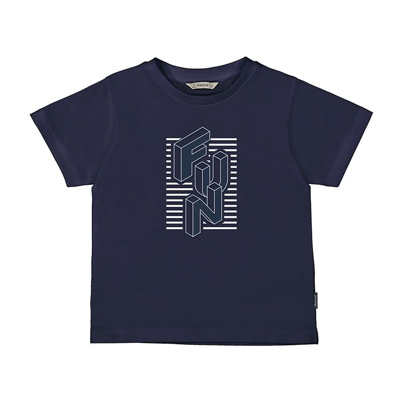 T-shirt marine FUN 3027