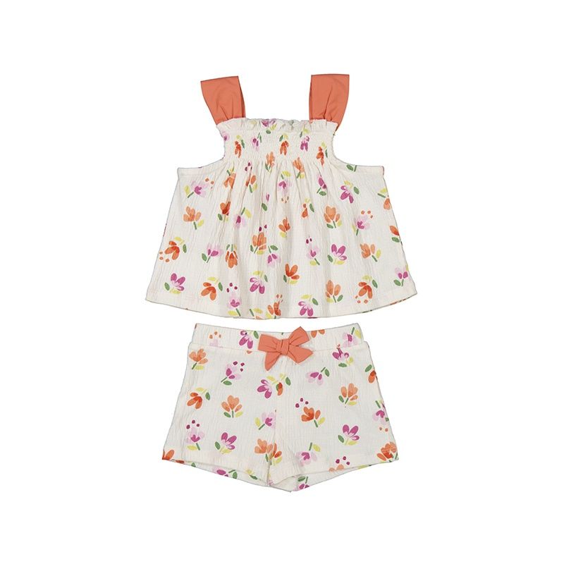 Ensemble 2 pièces camisole et short fleuris 1230
