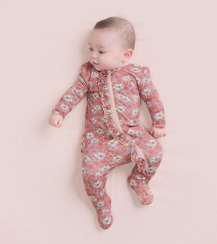 Pyjama bébé fleuri 1552