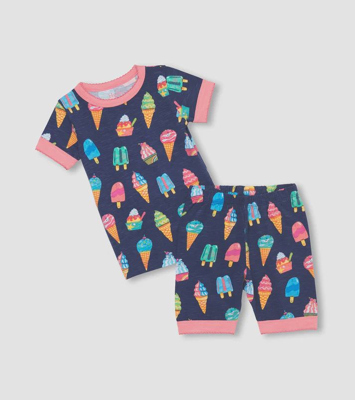 Pyjama court marine avec cornet 1790