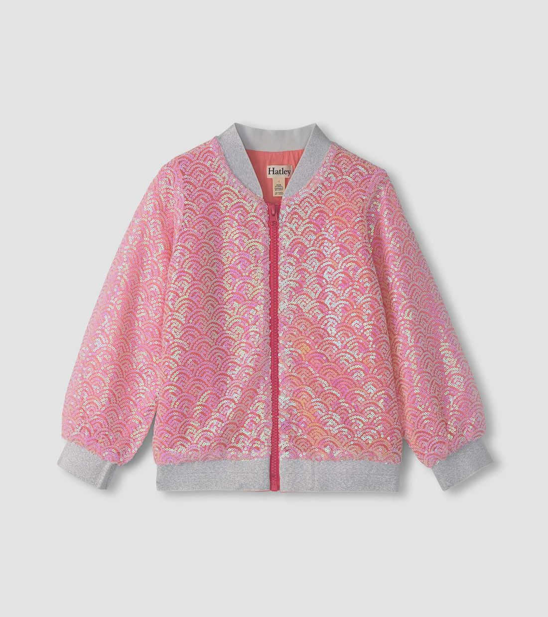 Blouson rose à paillettes 1670