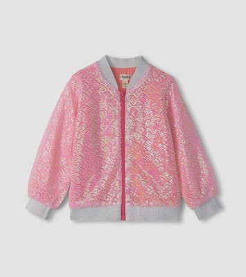 Blouson rose à paillettes 1670