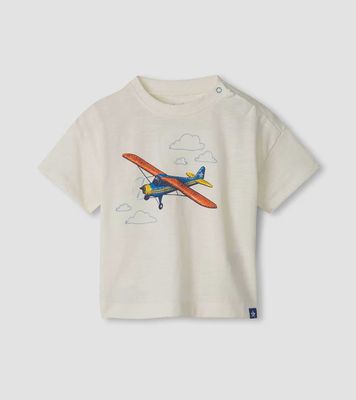 T-shirt beige avion 1520