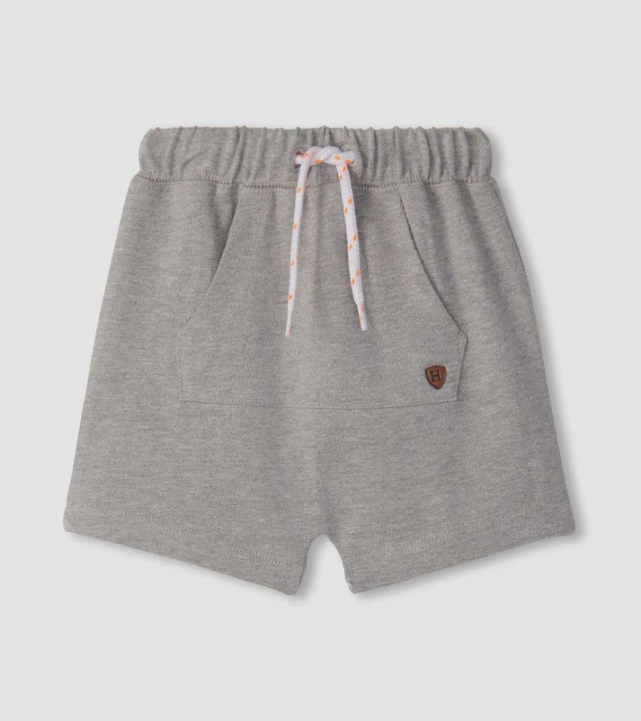 Short grise avec poche kangourou 1522