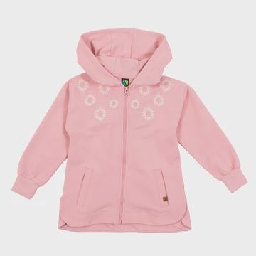 Veste à capuchon rose 2504