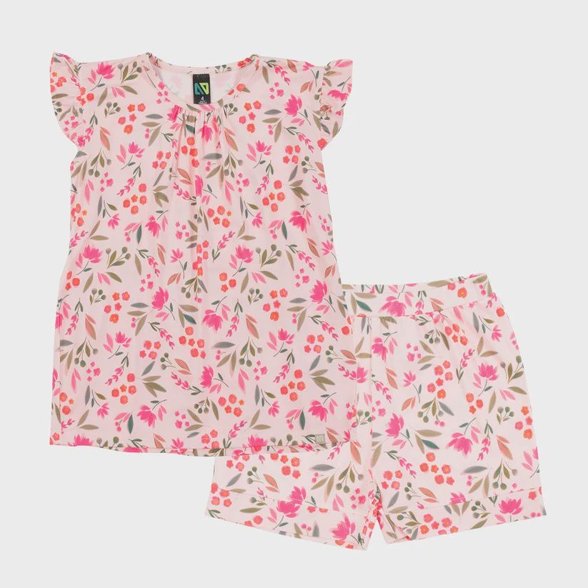 Pyjama 2 pce, short et jaquette p60