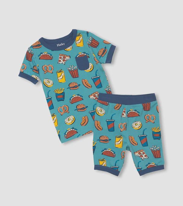 Pyjama court en bambou imprimé boufffe 1791