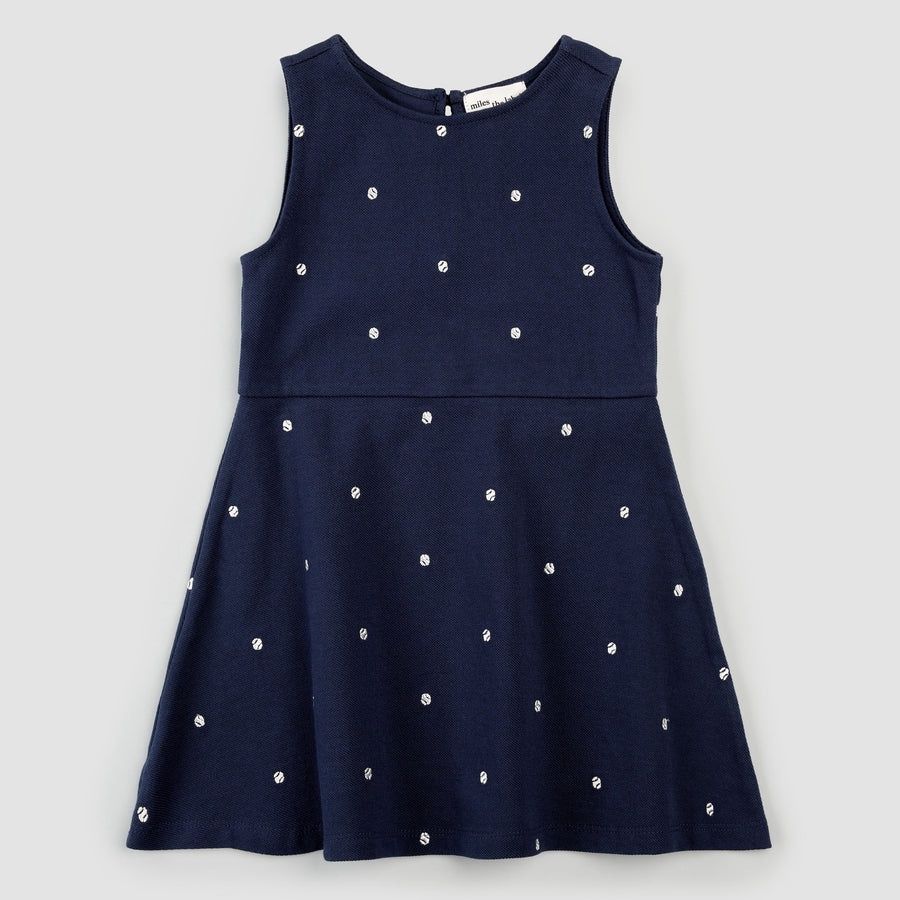 Robe marine avec balle de tenis d10k