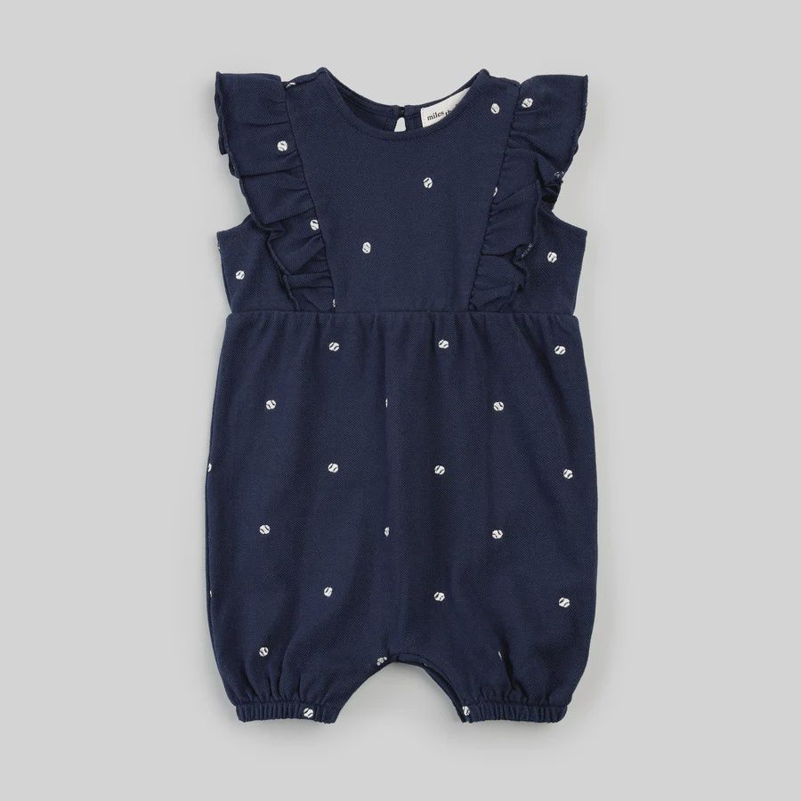 Barboteuse marine avec balle de tenis n14b