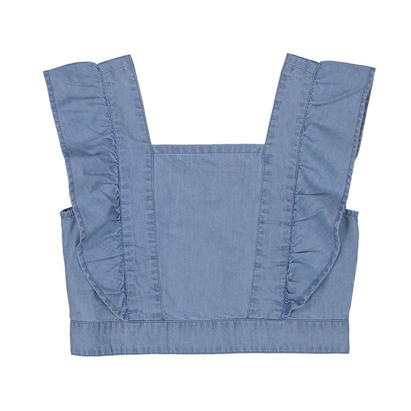 Camisole courte en jeans 6091