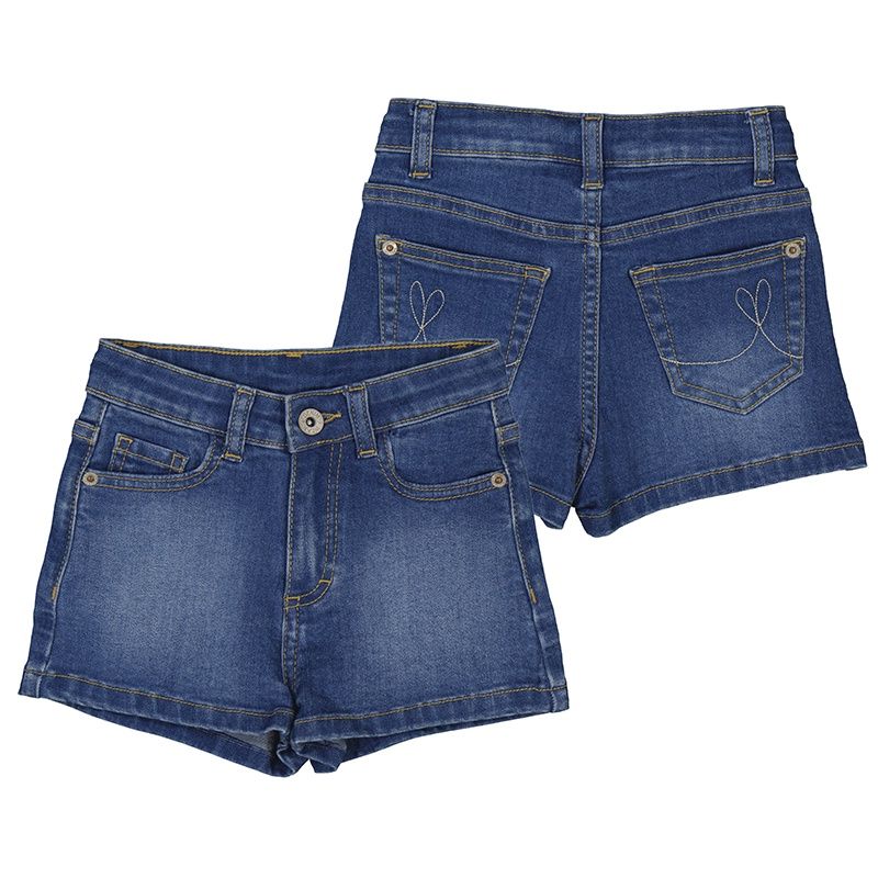 Short en jeans