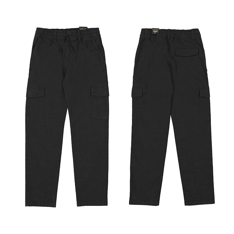 Pantalon noir cargo 6526