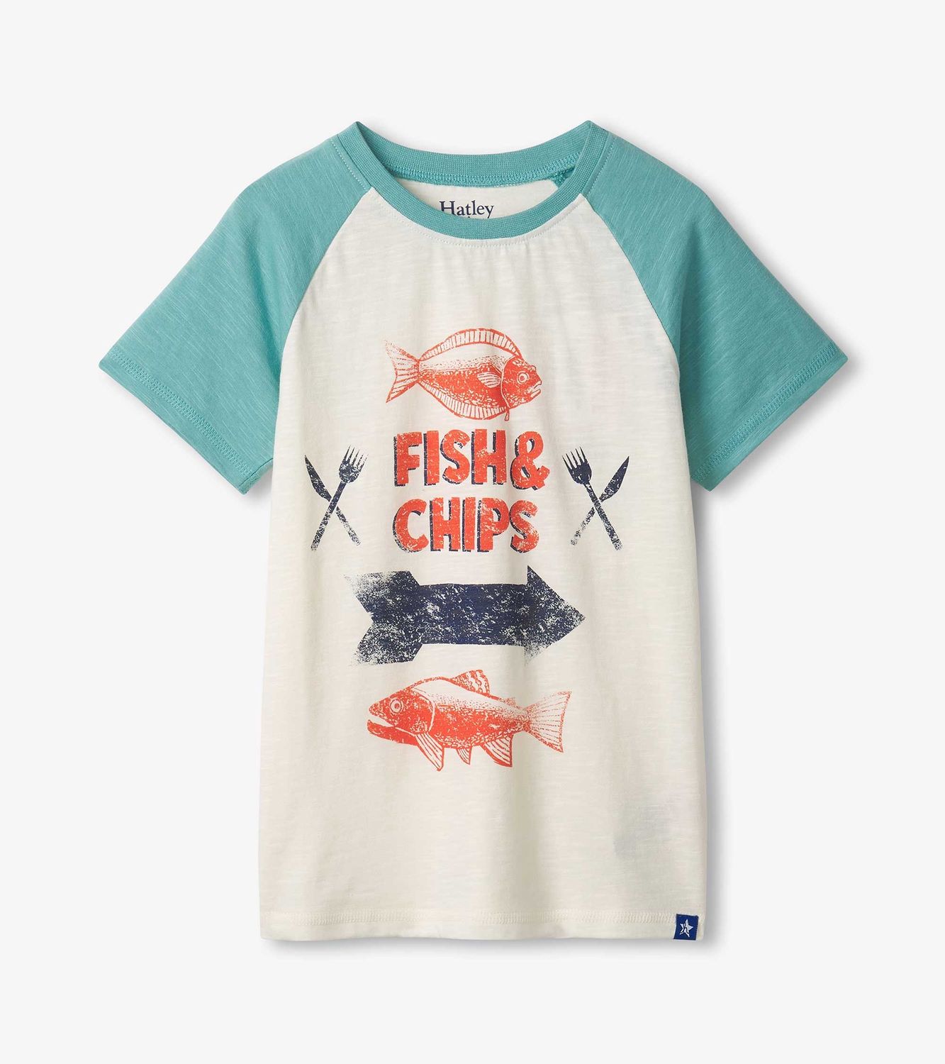 T-shirt fish and chip 1629