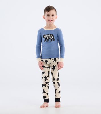 Pyjama deux pièces ours E574