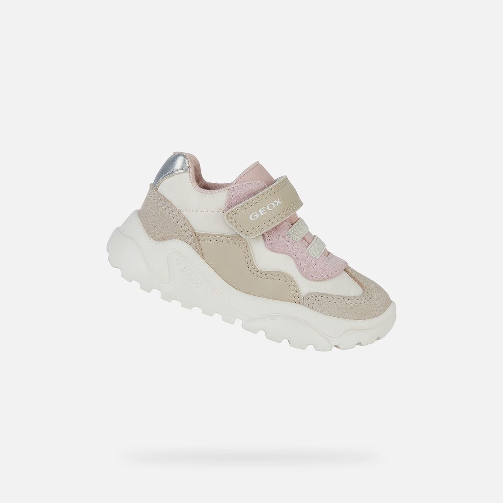 Chaussures blanc beige rose ciufciuf