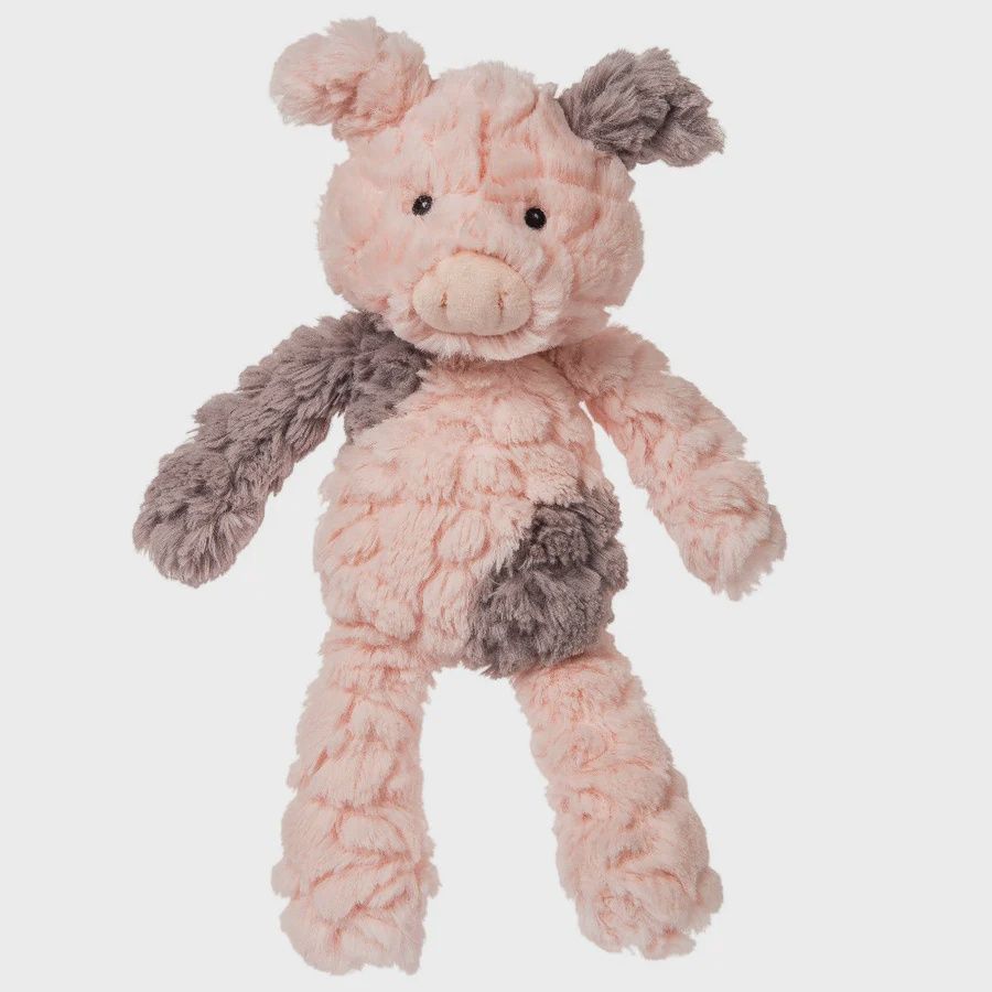 Peluche vache rose