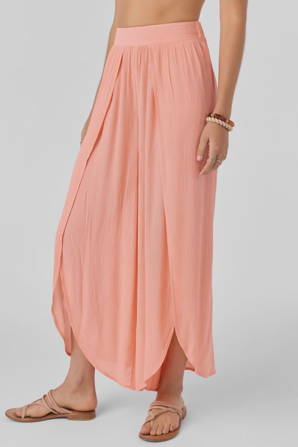 Pantalon Palazzo corail 9001