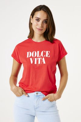 T-shirt rouge 0201