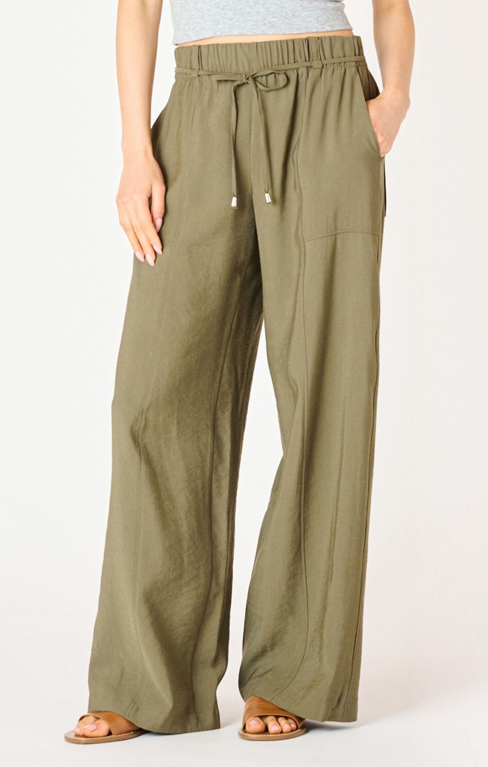 Pantalon ample Kaki 2713